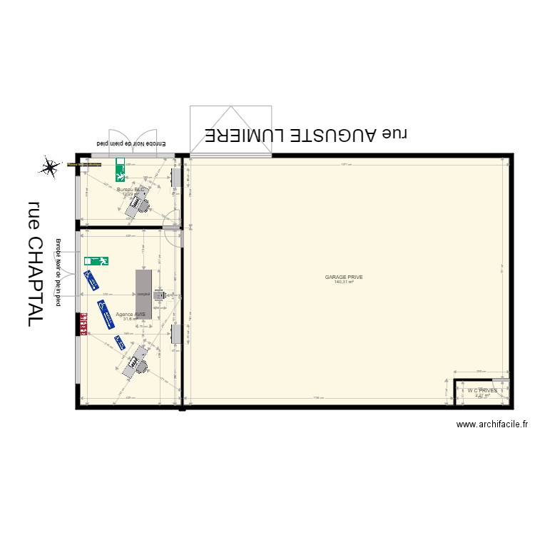 AVIS BLC CHAPTAL. Plan de 0 pièce et 0 m2