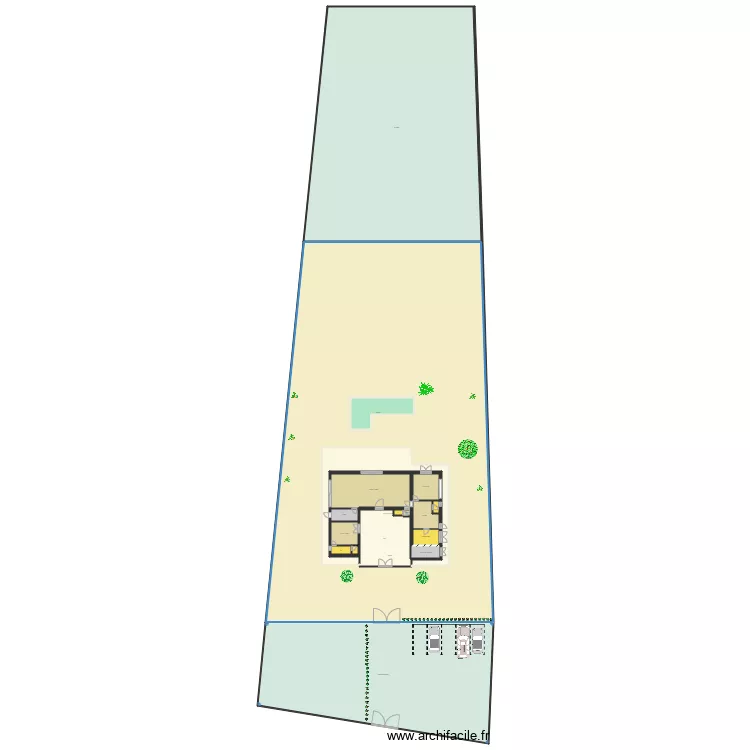 DAR KAREG II 2 CHAMBRES BAS ET 2 TERRASSE SANS MEUBLES. Plan de DAR KAREG II 2 CHAMBRES BAS ET 2 TERRASSE SANS MEUBLES. Plan de