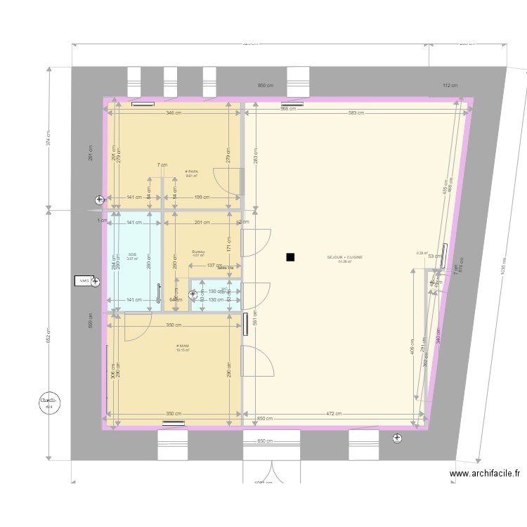 LA PETITE COMTE plaquiste. Plan de 0 pièce et 0 m2