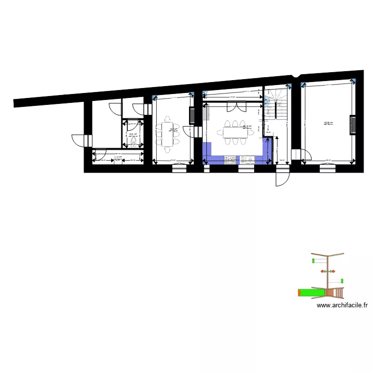 St Etienne de St Geoirs essai 1. Plan de 