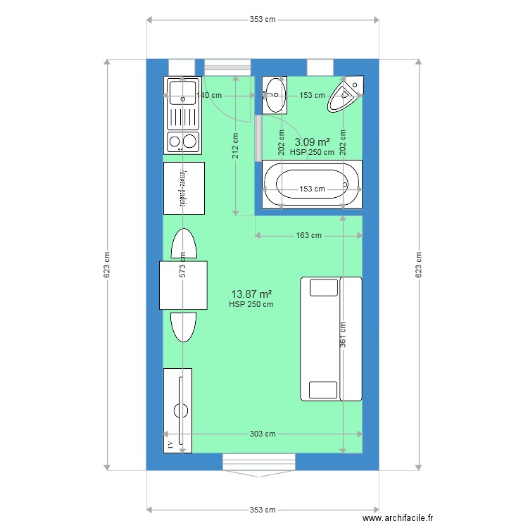 pilotel. Plan de 0 pièce et 0 m2