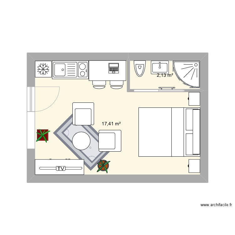 Bnb1. Plan de 0 pièce et 0 m2