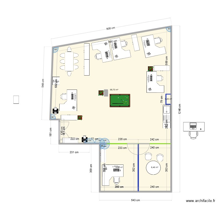 test. Plan de 0 pièce et 0 m2