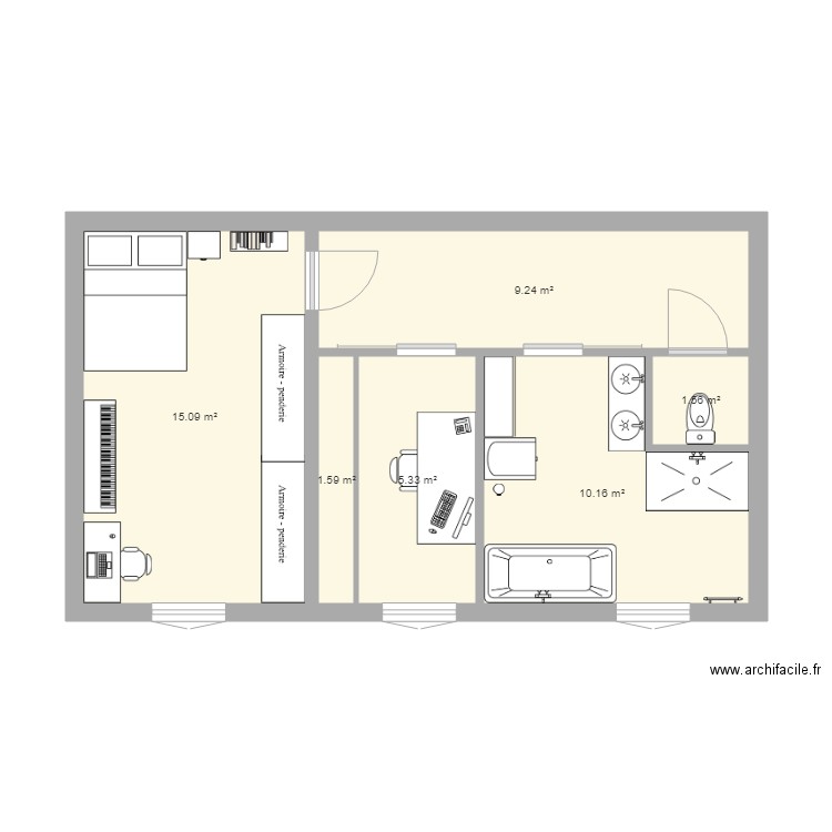 Annexe etage 2. Plan de 0 pièce et 0 m2