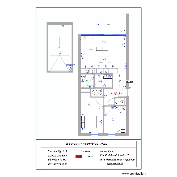 Appartement Meuse View C 10. Plan de Appartement Meuse View C 10. Plan de