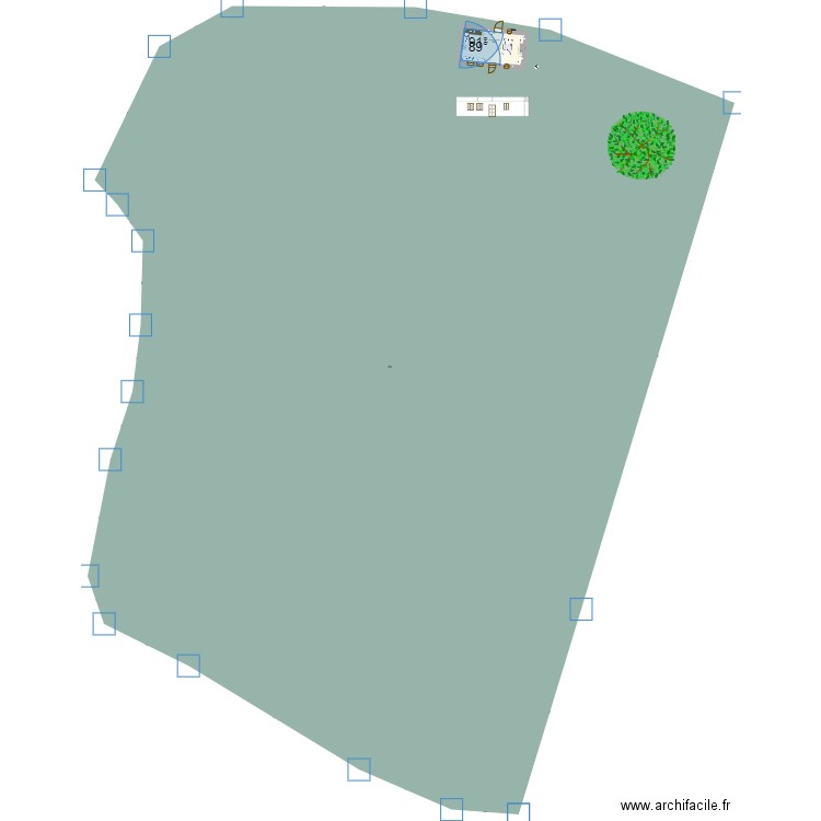 MASURE cadastre. Plan de 11 pièces et 93 m2