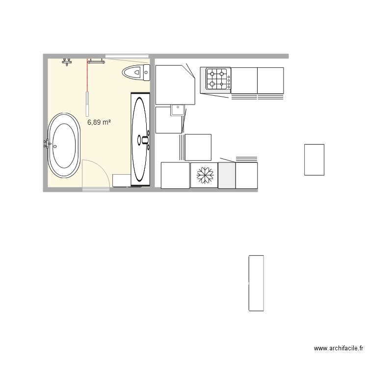 SDB 8 37 TER. Plan de 0 pièce et 0 m2