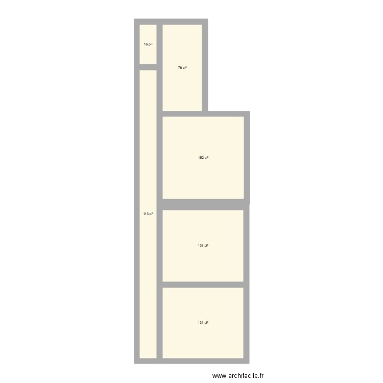 Appartement montréal vide. Plan de 0 pièce et 0 m2