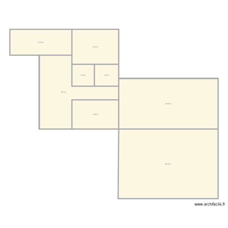Locaux Guilherand base 1. Plan de 0 pièce et 0 m2