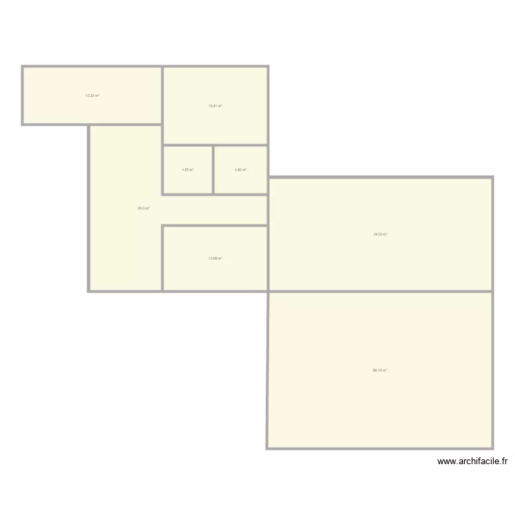 Locaux Guilherand base 1. Plan de 