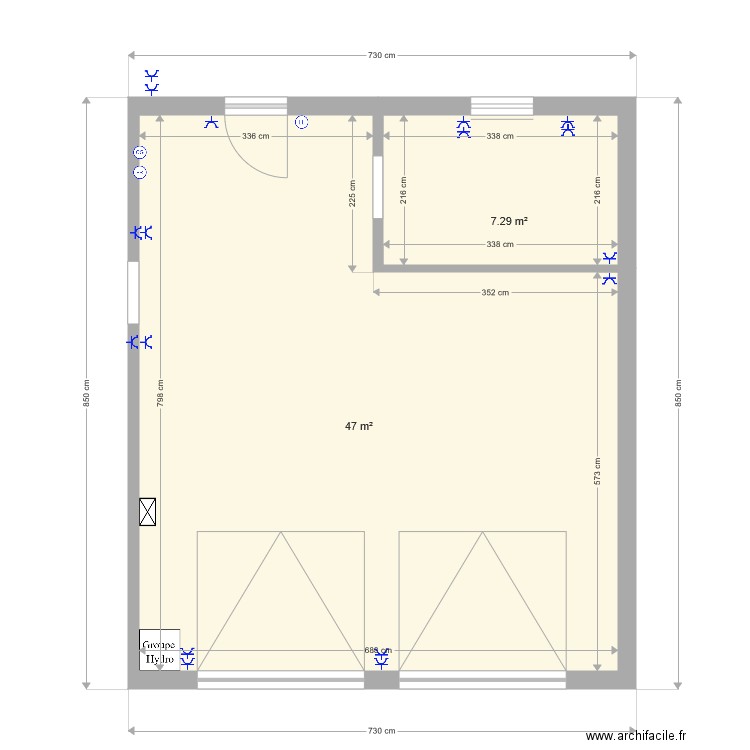 garage élec prise. Plan de 0 pièce et 0 m2