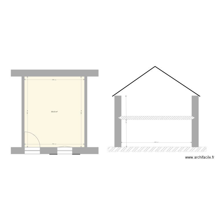 plan masse grange amenage. Plan de 0 pièce et 0 m2