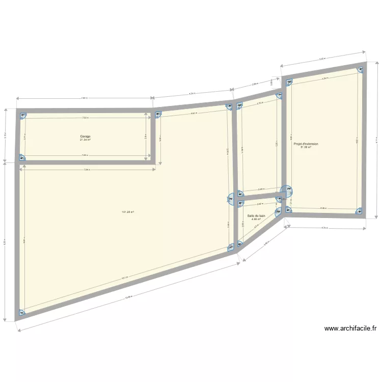 Plan de Masse acec cote. Plan de 