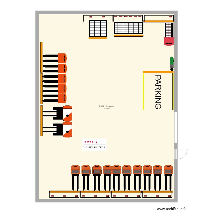 La Boulangère. Plan de 0 pièce et 0 m2