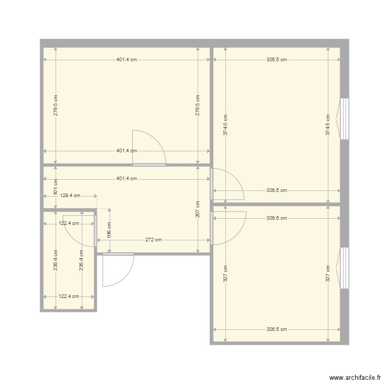 GENTES chambres. Plan de 0 pièce et 0 m2