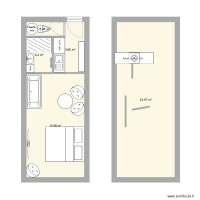 Chambre pour 2 24 m2