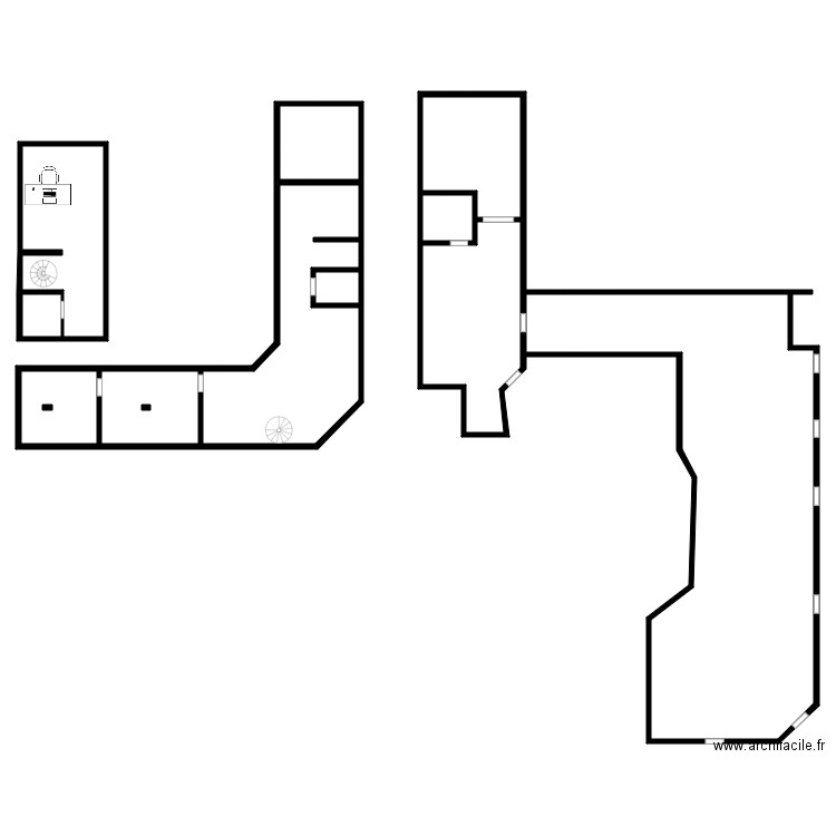 BOUCHERIE FARID ST DENIS. Plan de 11 pièces et 431 m2