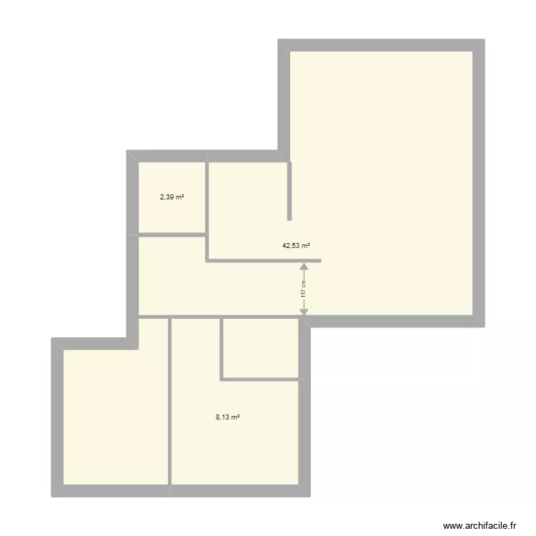 NERET LES CHOZEAUX. Plan de 