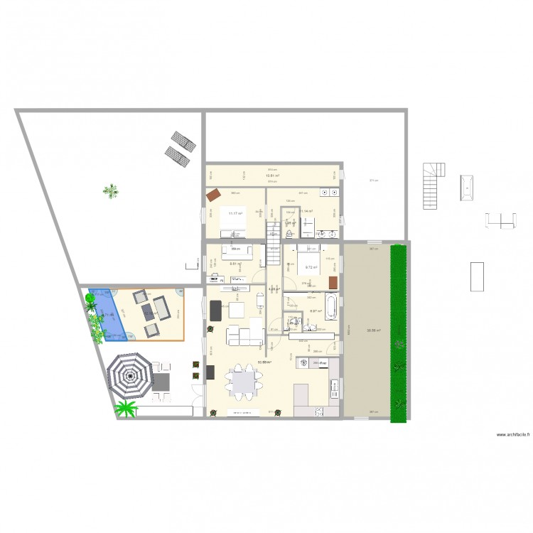 plan veore etage 2 ter. Plan de 0 pièce et 0 m2