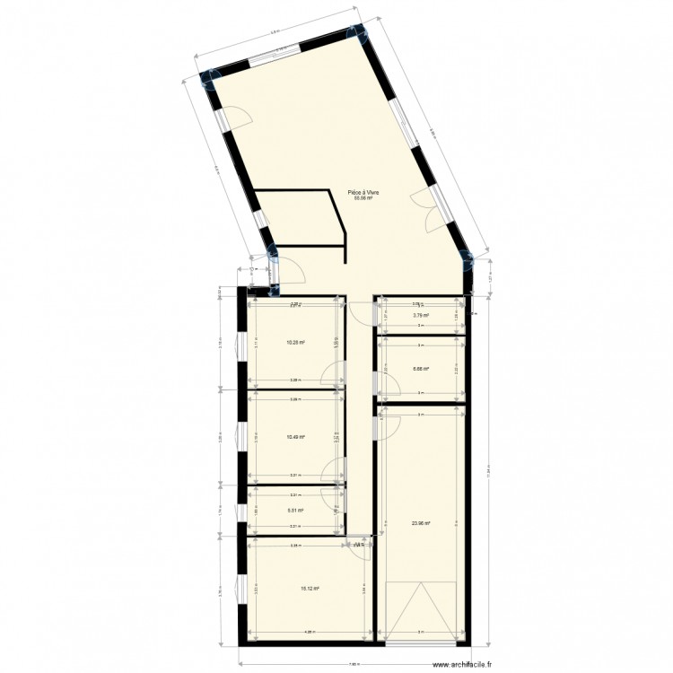 CREAFLORES 3 105 2. Plan de 0 pièce et 0 m2