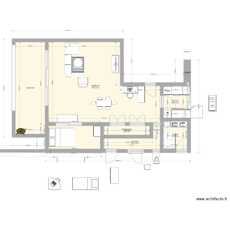 Armendière . Plan de 0 pièce et 0 m2