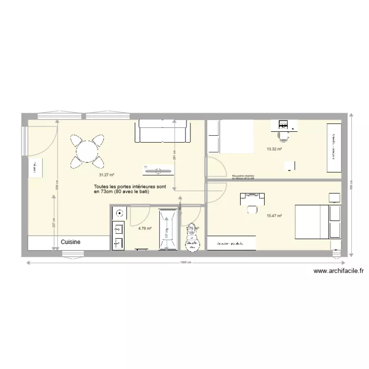 Marnaz Atelier 1er &eacute;tage D&eacute;finitif essaiok. Plan de 