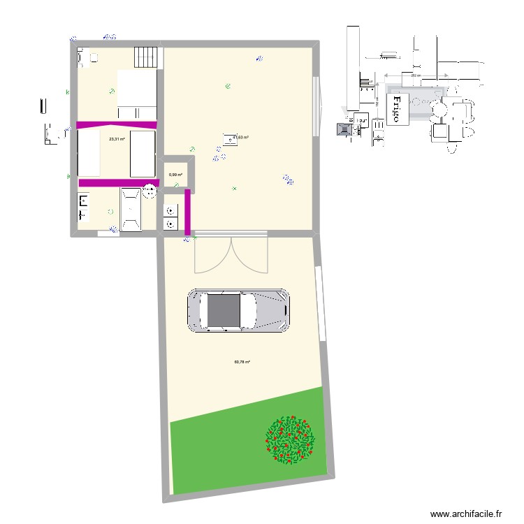 Villefranche cotation ok/vu lucerito. Plan de 0 pièce et 0 m2