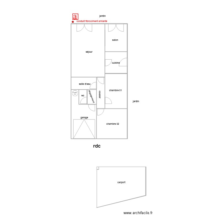 braud. Plan de 0 pièce et 0 m2