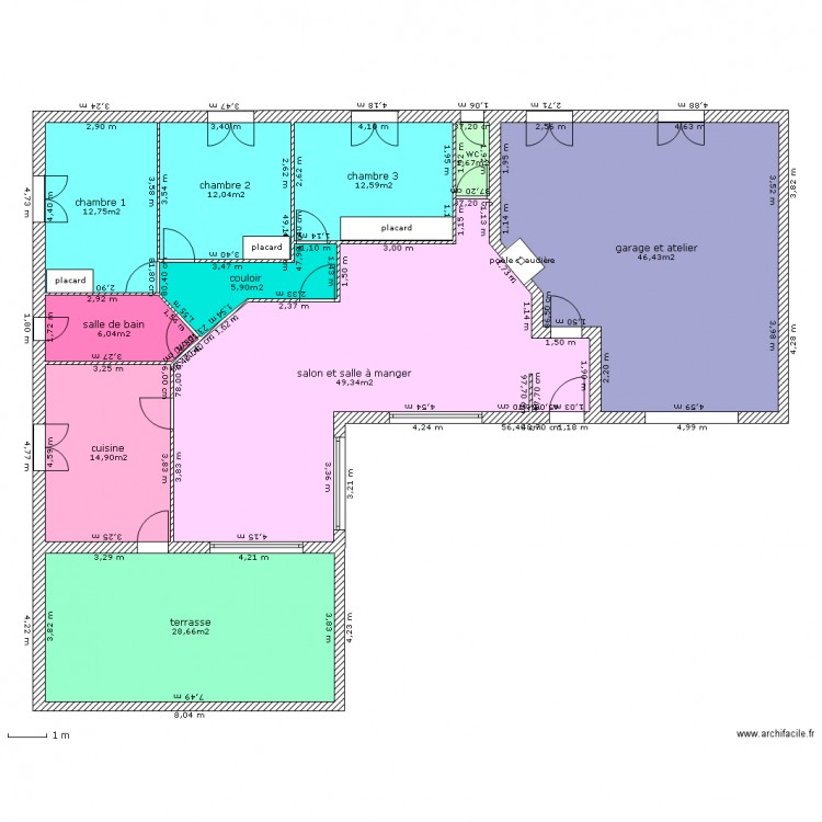 fred 2. Plan de 0 pièce et 0 m2