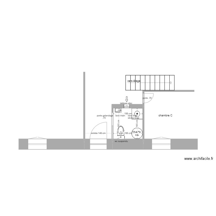 entrée. Plan de 0 pièce et 0 m2
