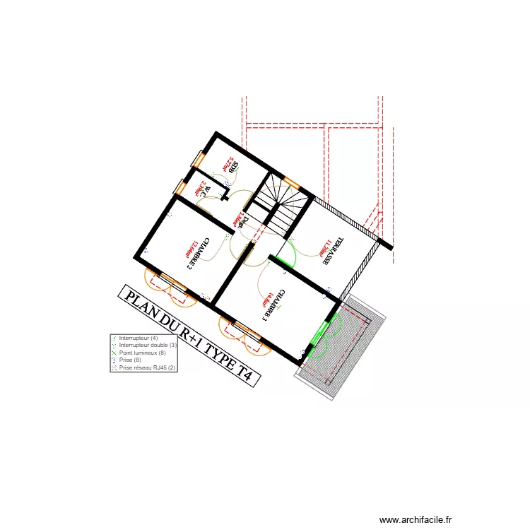 ETAGE LOG 3. Plan de ETAGE LOG 3. Plan de