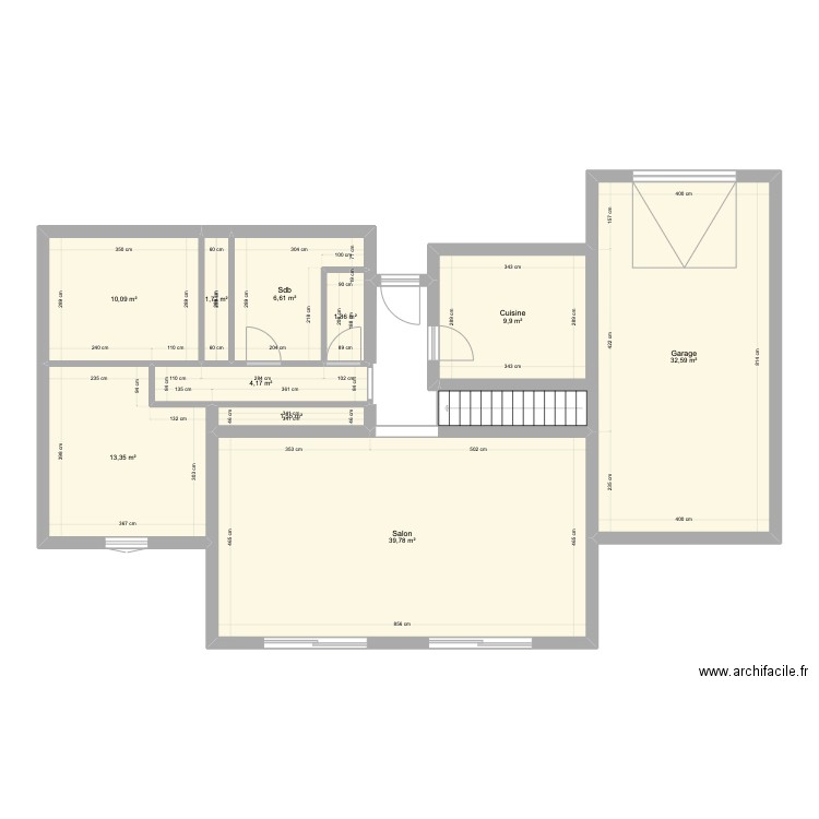 MaisonPuyricard. Plan de 10 pièces et 122 m2