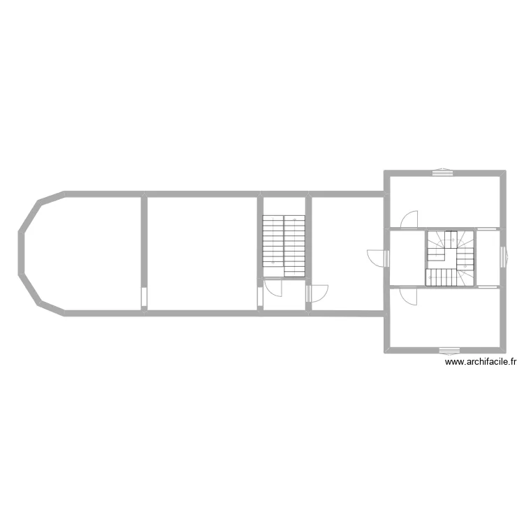 BARBIN MANOIR COMBLE. Plan de 