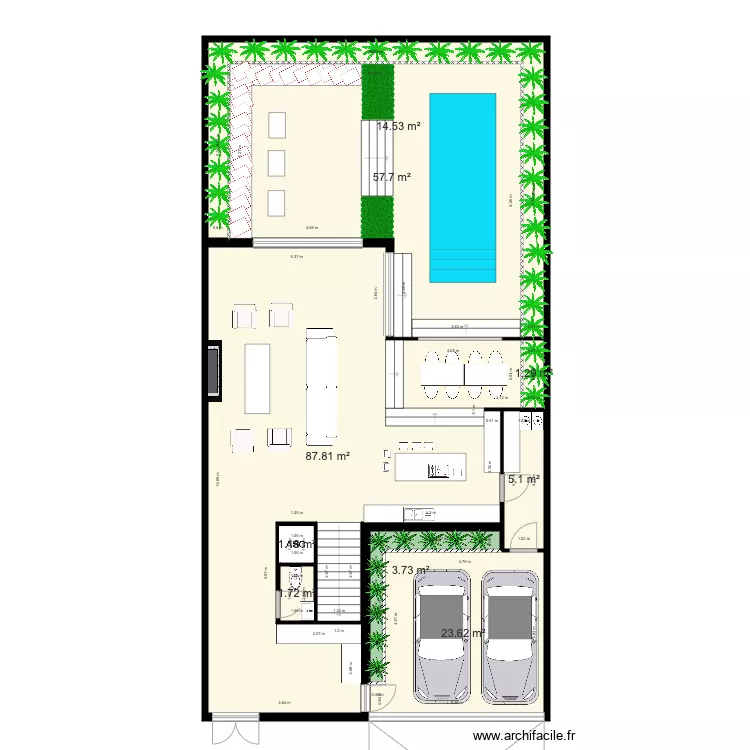Maison Pollenca. Plan de 