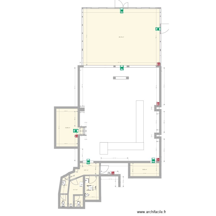 PLAN YACHTING. Plan de 9 pièces et 103 m2