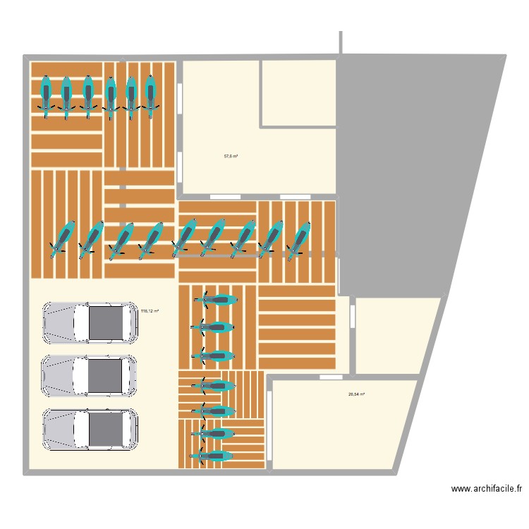 LOCAL T-MOOV SAINT-DENIS. Plan de 0 pièce et 0 m2