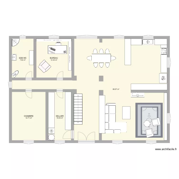 maison1. Plan de 