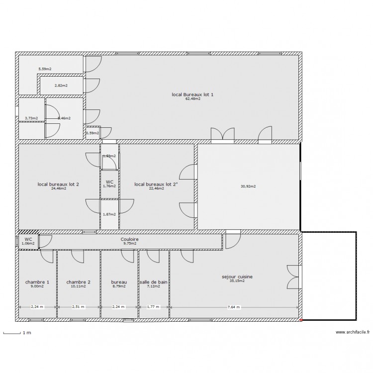 1 etage. Plan de 0 pièce et 0 m2