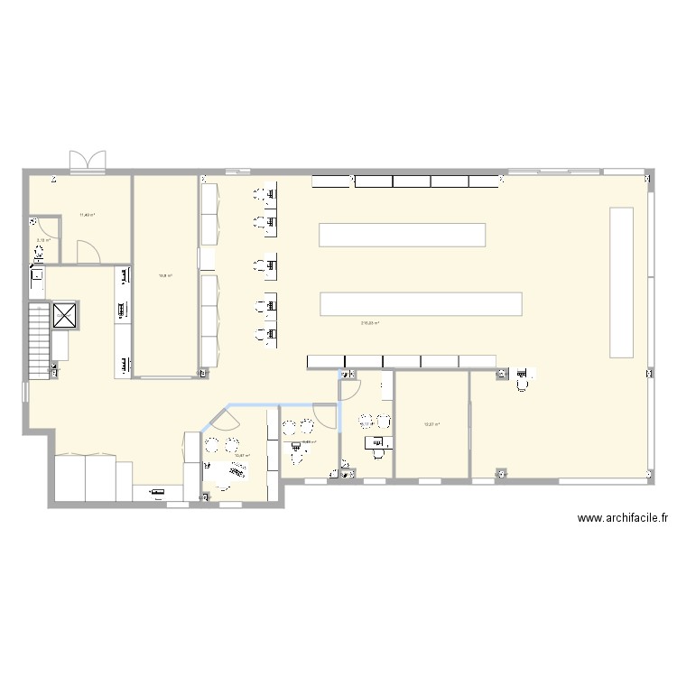 Pharmacie RdC. Plan de 0 pièce et 0 m2