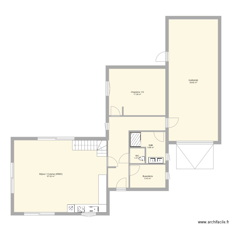 Maison phil. Plan de 0 pièce et 0 m2