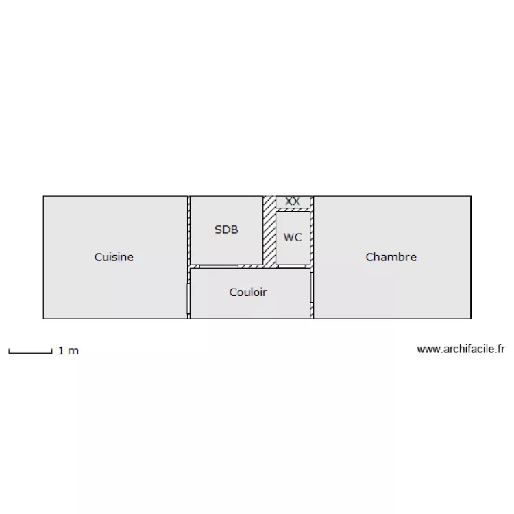 Appartement Original. Plan de 