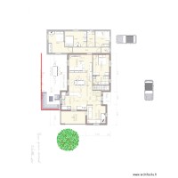 plan maison avec extension 2