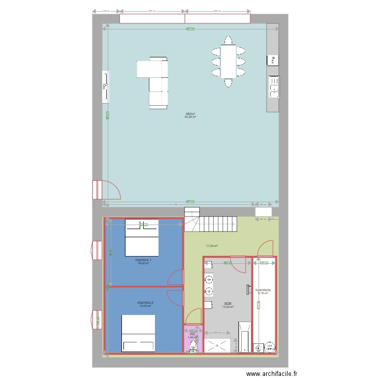 GIRARD RDC. Plan de 0 pièce et 0 m2