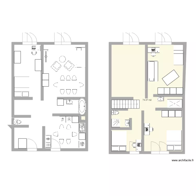 plan maison. Plan de plan maison. Plan de