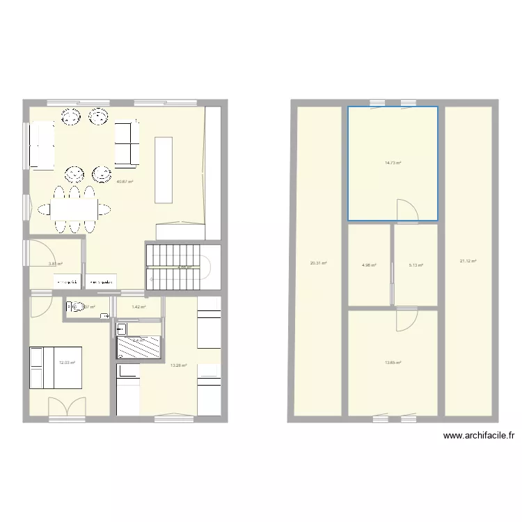 MAISON TOUQUET. Plan de 