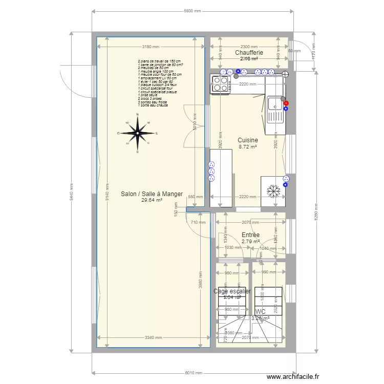 SOLTERRE 3 pl Bourg Aménagement Cuisine v4. Plan de SOLTERRE 3 pl Bourg Aménagement Cuisine v4. Plan de