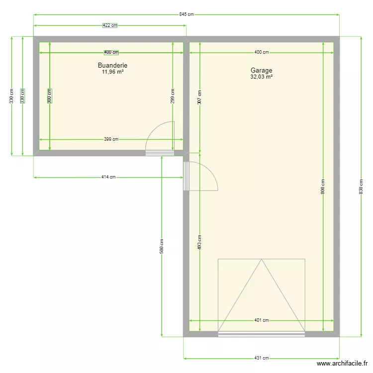Nerden Habitation. Plan de 
