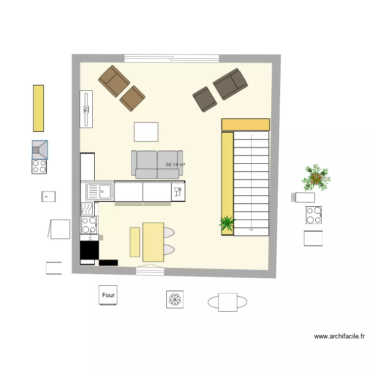 Grrr cuisine 2023 - 10 four décalé à gauche bis. Plan de Grrr cuisine 2023 - 10 four décalé à gauche bis. Plan de