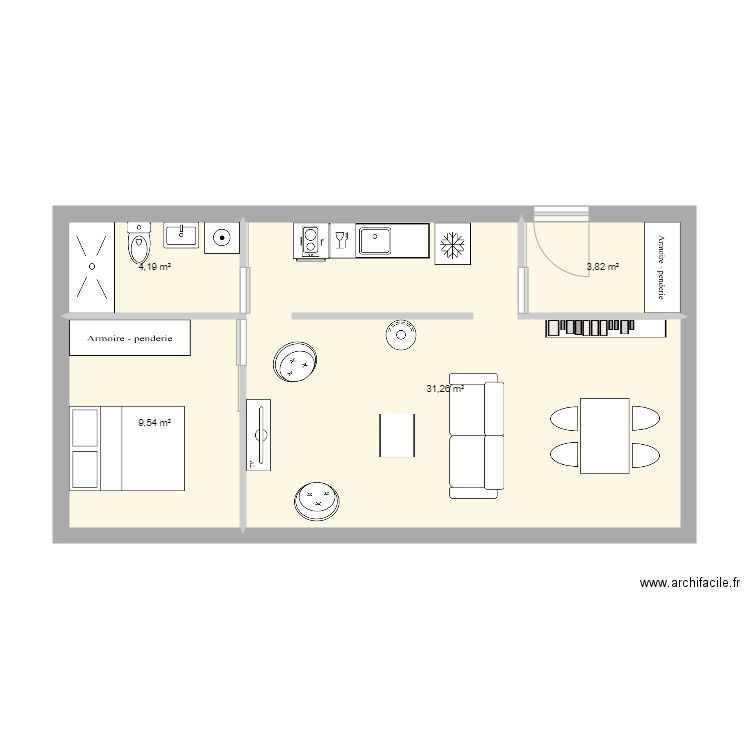 2929 5x10. Plan de 0 pièce et 0 m2