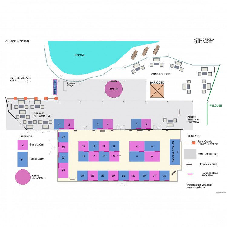 VILLAGE NxSE V1. Plan de 0 pièce et 0 m2